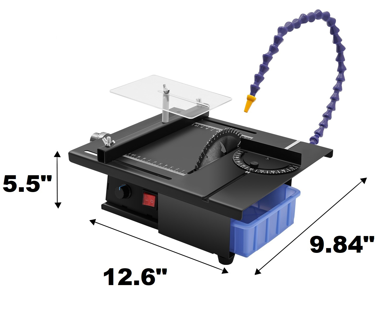 1850W Multifunctional Jade Gem Grinding and Cutting Machine with Table Saw 0-10000RPM